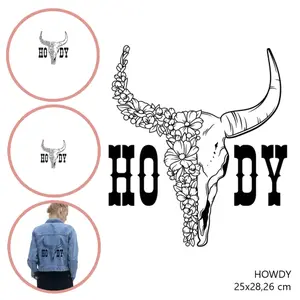 Fabric patch for women Moonrise DIY Howdy image-0