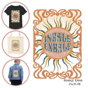 Fabric patch for women Moonrise DIY Inhale-Exhale image-0