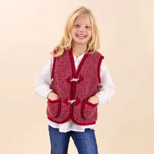 Girls' sleeveless fleece Moonrise image-1