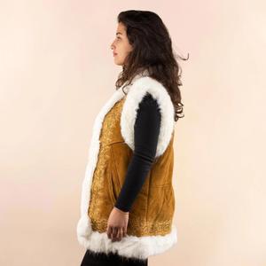 Dámský bezrukávový cardigan Moonrise Afghan Kyra image-1