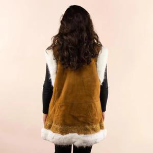 Dámský bezrukávový cardigan Moonrise Afghan Kyra image-2