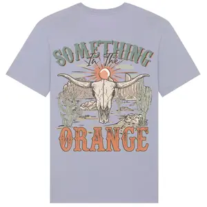 Women's western T-shirt Moonrise Something Orange image-0