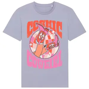 Women's western T-shirt Moonrise Cosmic Cowgirl image-0
