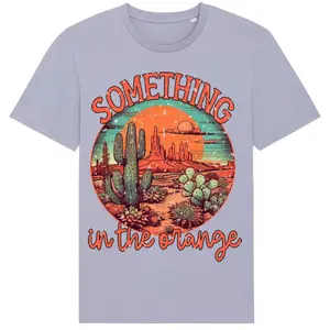 Women's western T-shirt Moonrise Something in the Orange image-0