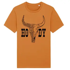 Women's T-shirt Moonrise Howdy Skull image-0