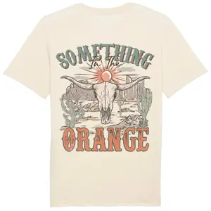 Women's western T-shirt Moonrise Something Orange image-0