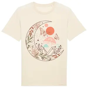 Women's western T-shirt Moonrise Moon image-0