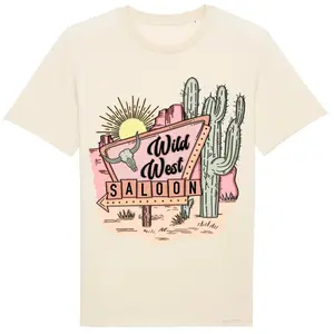 Women's T-shirt Moonrise Wild West Saloon image-0