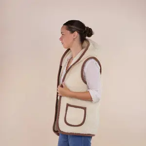 Ärmellose Damen-Hoodie-Fleecejacke Moonrise Hala image-3