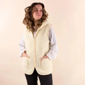 Zip-Hoodie i Ull Dam Moonrise image-1