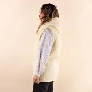Zip-Hoodie i Ull Dam Moonrise image-3