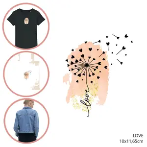 Fabric patch for women Moonrise DIY Love image-0