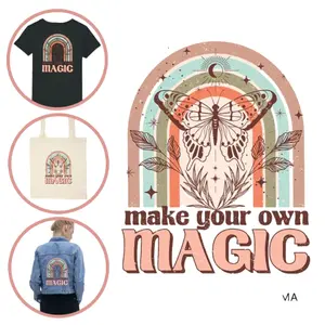 Fabric patch for women Moonrise DIY Magic image-0