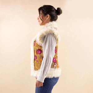 Dámský bezrukávový cardigan Moonrise Afghan Malika image-1
