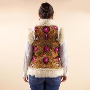 Dámský bezrukávový cardigan Moonrise Afghan Malika image-2