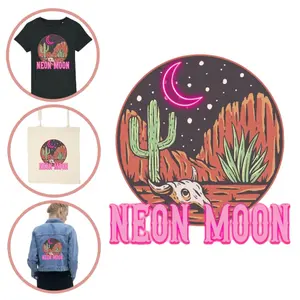 Fabric patch for women Moonrise DIY Neon-Moon image-0