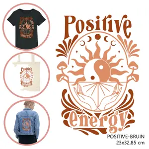 Fabric patch for women Moonrise DIY Positive image-0