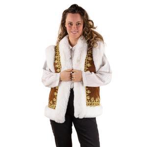 Dámský bezrukávový cardigan Moonrise Afghan Roma