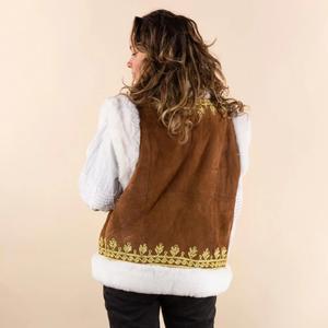 Dámský bezrukávový cardigan Moonrise Afghan Roma image-1