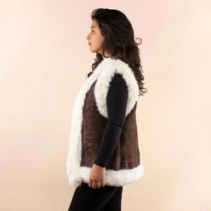 Dámský bezrukávový cardigan Moonrise Afghan Sadie image-1