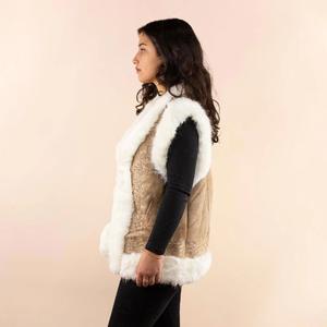 Dámský bezrukávový cardigan Moonrise Afghan Selina image-1