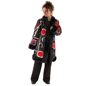 Parka femme Moonrise Afghan Suzani Sharifa image-0