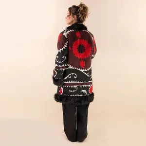 Parka femme Moonrise Afghan Suzani Sharifa image-1