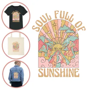 Fabric patch for women Moonrise DIY Sunshine image-0