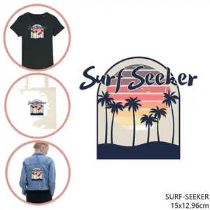 Fabric patch for women Moonrise DIY Surf-Seeker image-0