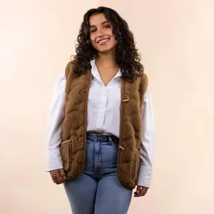 Dames zonder mouwen fleece Moonrise Teddy 3D image-1