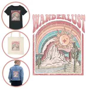 Textilplåster för kvinnor Moonrise DIY Wanderlust image-0