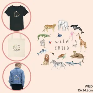 Fabric patch for women Moonrise DIY Wild image-0