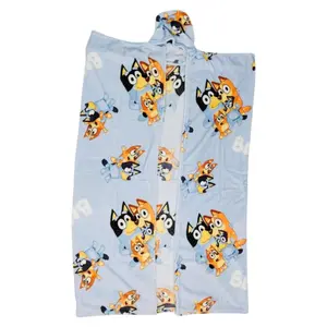 Koc z kapturem Moose Bluey Coral image-0