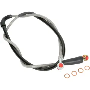 Durite de Frein Tressée Inox avec Embout Orientable Moose Honda CR 125 R image-0