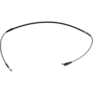 Stainless Steel Braided Brake Line with Adjustable Fitting Moose Honda CRF 450 X image-0