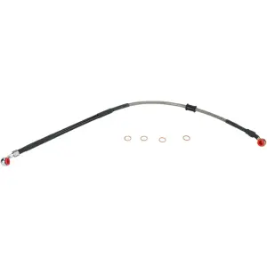 Stainless Steel Braided Brake Hose with Swivel End Moose Honda CRF 450 R image-0