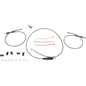 Stainless Steel Braided Clutch Line Moose SX/EXC/MXC K01-3-027/P-CL image-0
