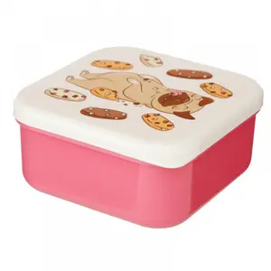 Pack of 3 lunches box Mopps Pug Dog image-3