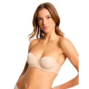 Soutien-gorge a fascia donna con coppe preformate Morgan Mila image-3