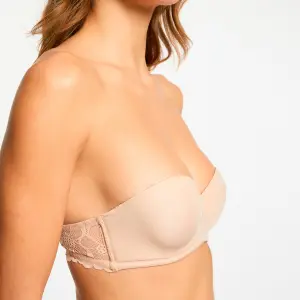 Soutien-gorge a fascia donna con coppe preformate Morgan Mila image-4