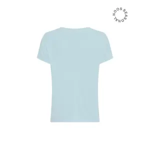 T-shirt com decote em V para mulher Moss Copenhagen Fenya Modal image-1