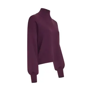 Women's Long Sleeve High Neck Top Moss Copenhagen Mercy East image-3