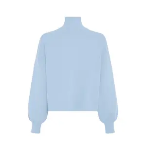 Women's Long Sleeve High Neck Top Moss Copenhagen Mercy East image-3