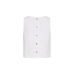 Sleeveless blouse for women Moss Copenhagen Dexter image-1