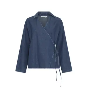 Camisa de mujer Moss Copenhagen Aniela Wrap image-0