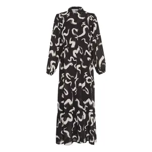 Sukienka damska Moss Copenhagen Kelsey Rikkelie Maxi AOP image-0