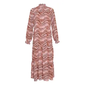 Robe maxi femme Moss Copenhagen Panthea Rikkelie AOP image-0