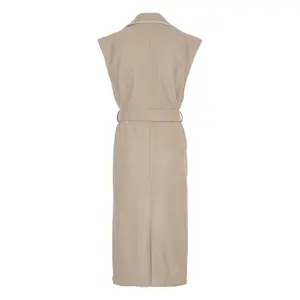 Sleeveless coat for women Moss Copenhagen Jolana Waistcoat image-2