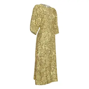 3/4 dress for women Moss Copenhagen Divina Ladonna AOP image-2