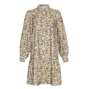 Mini dress woman Moss Copenhagen Minetta Benina AOP image-0